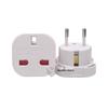 Black & White UK to EU Travel Adapter Plug, 9625 In-Stock