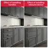 Quiet Close Hidden Cabinet Rebounding Device Plastic Drawer Soft Close Damper Closer  Home Kitchen