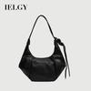Large-Capacity Retro Soft Leather Dumpling Bag Lazy Style Casual All-Match Commuter Shoulder Messenger Bag