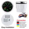 0-5 Bar / 0-10 Bar Öldruckanzeige 7-farbige Hintergrundbeleuchtung Auto-Anzeige oder 1/8NPT-Sensor für Marineboot Yacht Auto 9~32V