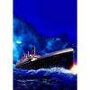Abstract Titanic "The Ship That Never Sinks" Iconic Seascape Poster and Prints Canvas Painting Wall Art Picture Home Decor Gift