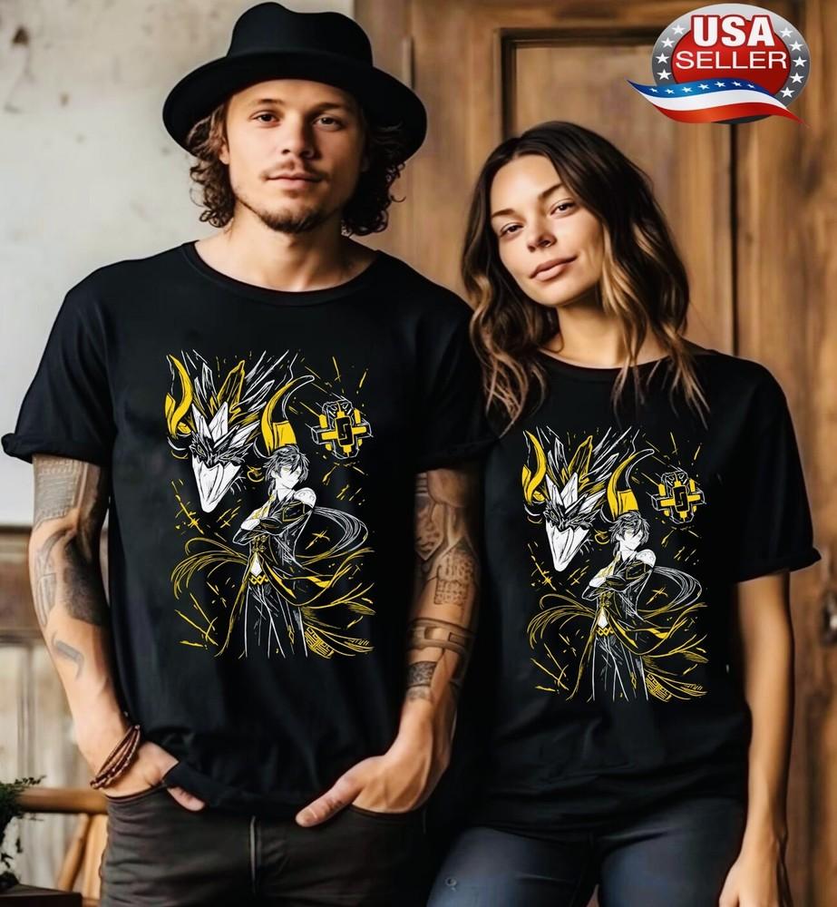 

Zhongli Genshin Impact T-shirt Anime Genshin Impact Shirt All Sizes S