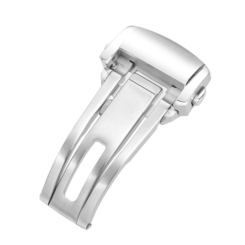

Stainless Steel Deployment Clasps for Longines 18mm Adjustable Butterfly Watch Buckle 304L solid Stainless Steel Buckle Butterf 18mm срібний