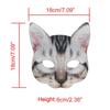 1pc Halloween Carnival Masquerade Digital Print Animal Cat Mask AVE