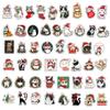 50PCS Christmas Cat Cute Stickers Graffiti Decoration Phone Case Notebook iPad Waterproof DIY Stickers