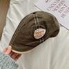 Embroidey Forward Hat Vintage Cowboy Caps Ins Newsboy Cap  Outdoor