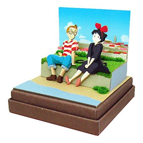 Sankei Studio Ghibli Mini Kiki's Delivery Service Tomba & Kiki Non-Scale Papercraft MP07-85