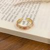 New Chinese Enamel Oil Pattern Ring Light Luxury High Sense Internet Celebrity Foreign Style Versatile Ring