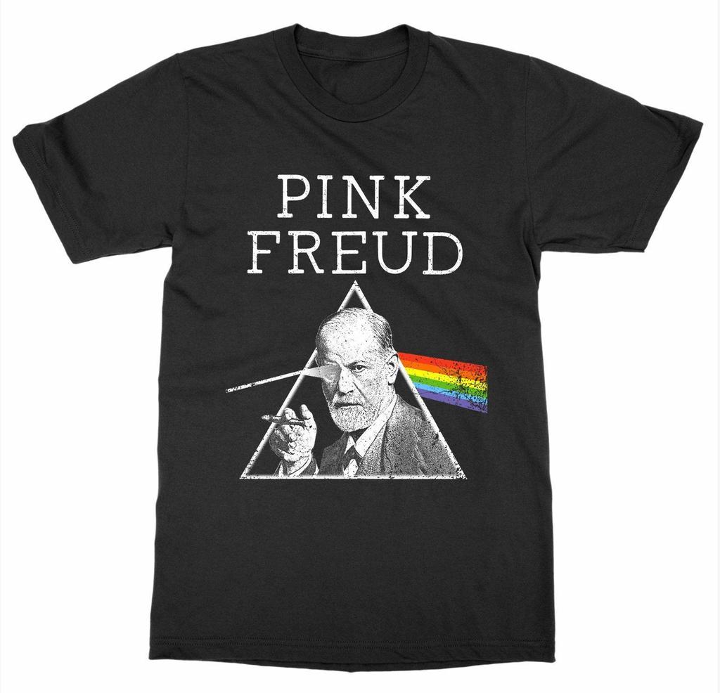 Sigmund Freud Lustiges Design Sommer-Baumwoll-T-Shirt Chemie Biologie Experiment Nerd Genie Theorie Wissenschaft