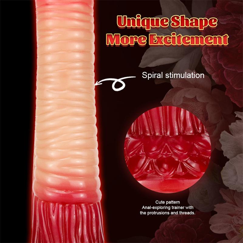 Liquid Silicone Horse Cock Imitation Phallus Thick Animal Dildo Female Backyard Anal Plug Adult Products
