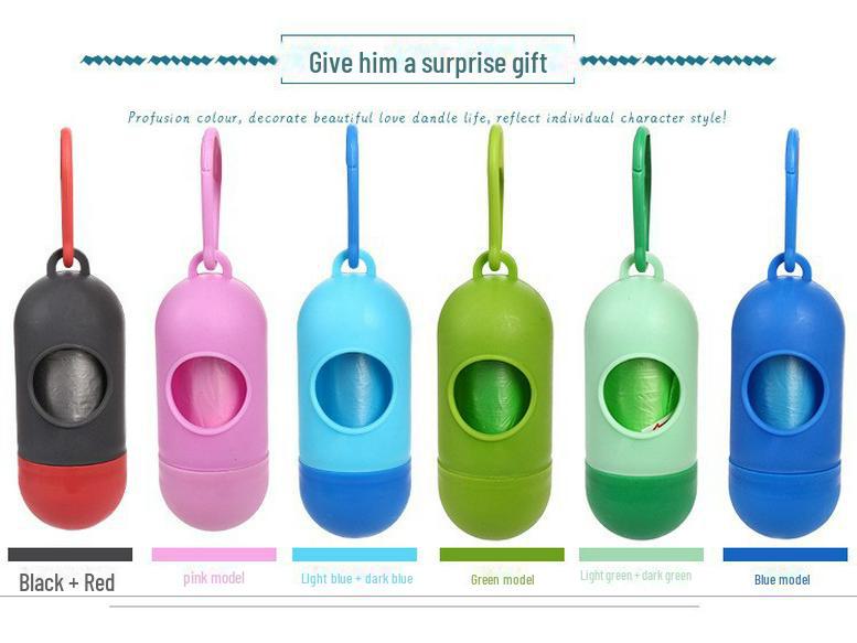 Portable Dog Poop Bag Dispenser and Storage