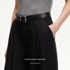 VEROMODA 2025 Cotton Belted Pleated Wide Leg Pants