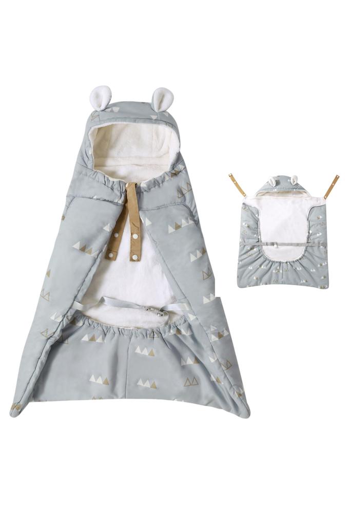 Ankley Baby Carrier Stroller Warm and Blanket for Baby Cover, Blanket, Cozy, Multi-Purpose (Gray)