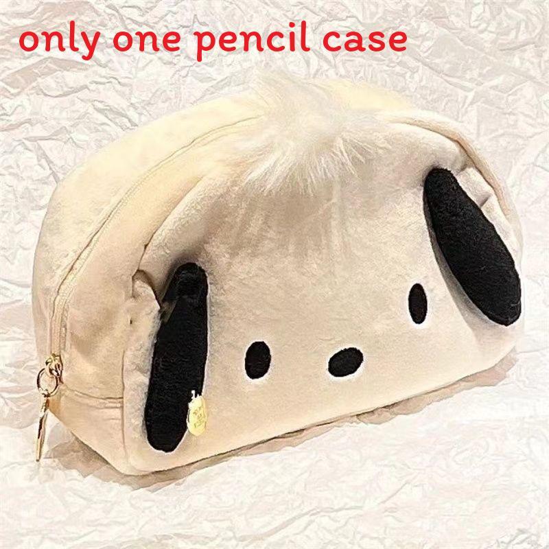 Plush Hello Kitty Pochacco Pen Case With Large Capacity For Students And Office Use