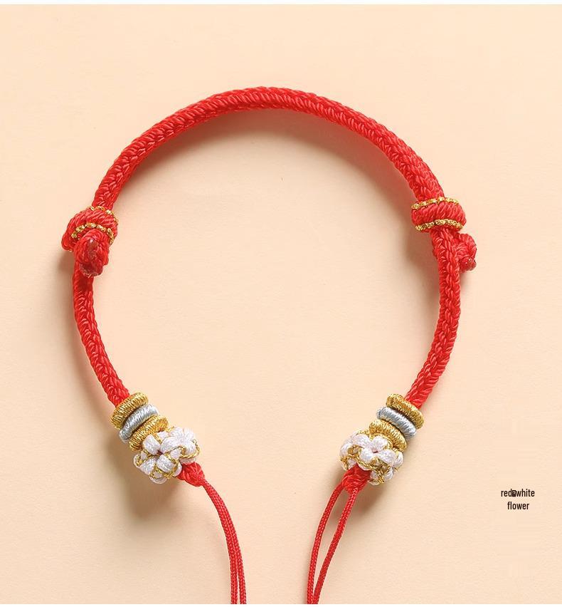 Achtsträngige handgeflochtene Kordel mit Panchang-Knoten für Damen-DIY-Schmuck - Goldener, Bernstein- oder Jadepfad.