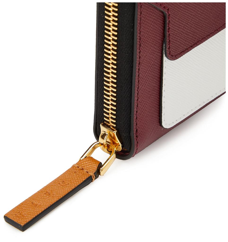 Marni Long Wallet PFMOE11U23LV520 in Deep Women's Red/Lily White/Dijon/(Dune) [Used]