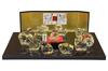 Yakushi Kiln Zodiac Ornament Set, Crystal, Auspicious Charms, Perfect for Every Year