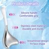 Ice Globes for Face 2PCS Luxury Rose Gold Cryo Sticks Face Roller Cold & Heat Relief Beauty Facial Massage Tools Birthday Gift