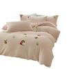 Thickened Milk Fleece Bed Four-Piece Set Of Flannel Bedding Three Pieces Of Fleece Coral Fleece Sheets