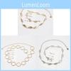 Heart Leaf Metal Belt For Women With Embellished Charm For Fashion Dress Wear