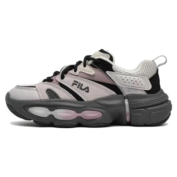 New FILA ET Cushioning Wear Resistant Low Top Casual Shoes Women's Gray F12W342119FAB