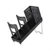 Paper Cup Holder Rack Slanted Countertop Organizer Compact for Coffee Shops, Cafes, Beverage
