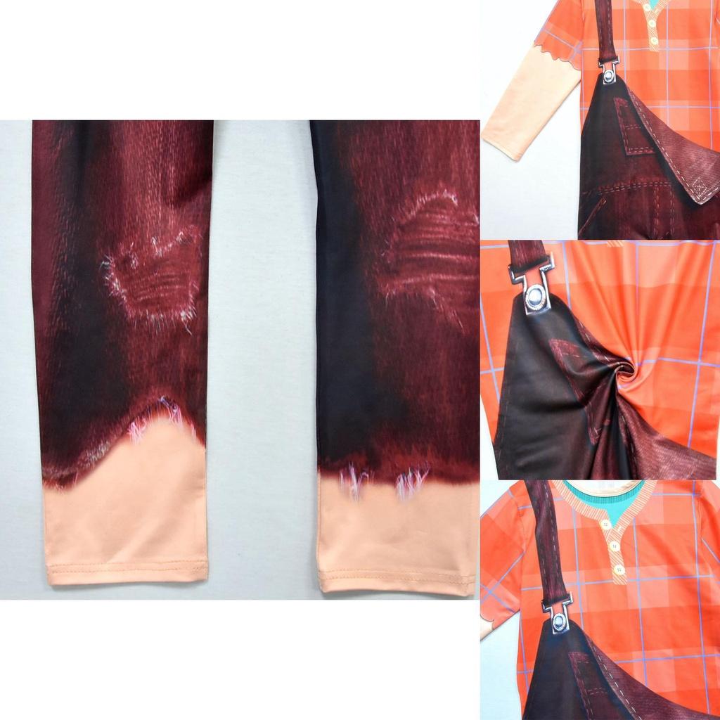 Kids Wreck-it Ralph 2 Cosplay Costume Featuring Soft And Comfortable Jumpsuit Design