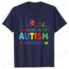 Damenbekleidung Live Love Accept Autismus-Bewusstseins-T-Shirts für Frauen Bewusstseinsmonat Grafik Y2k Oberteile Autismus Sommer-T-Shirts