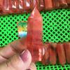 Pretty Red Rare Quartz Crystal Single Terminated Wand Healing Specimen Decor