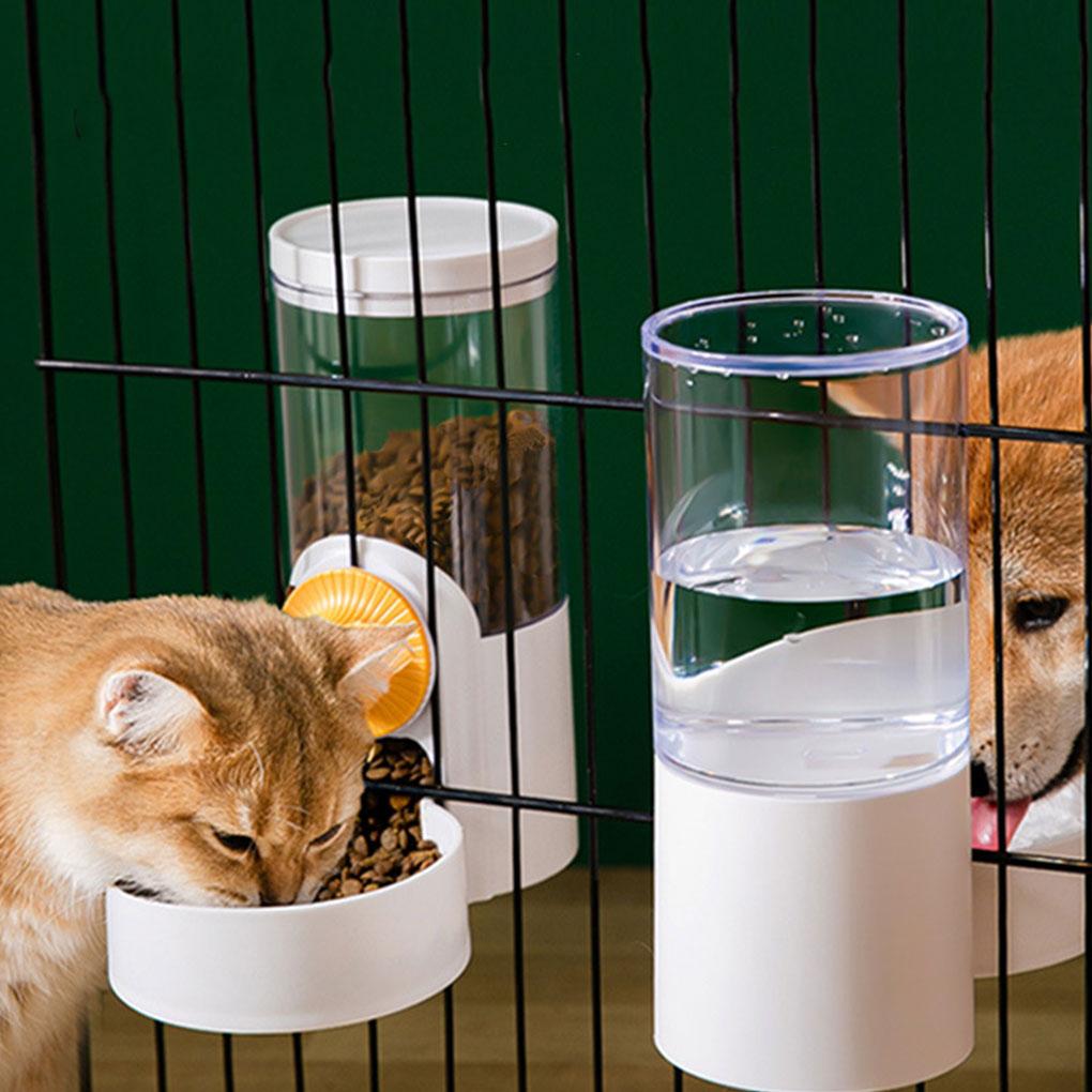 Dog Food Bowl High-Capacity Feeding For Furry Friend Pet Food Water Dispenser Hanging Water Feeder