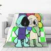 2D Game Rhythm Box Digital Printing Nap Blanket Flannel Printing Warm Sleeping Blanket Blanket