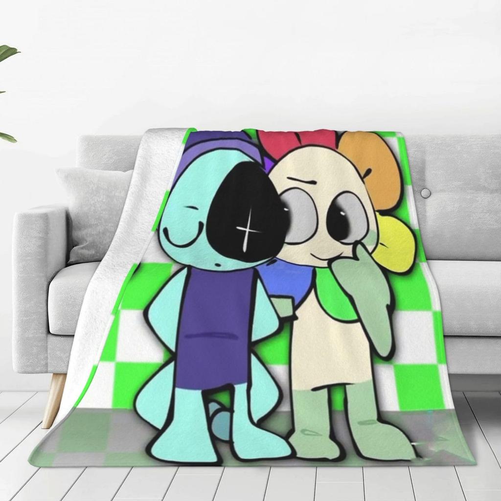 2D Game Rhythm Box Digital Printing Nap Blanket Flannel Printing Warm Sleeping Blanket Blanket