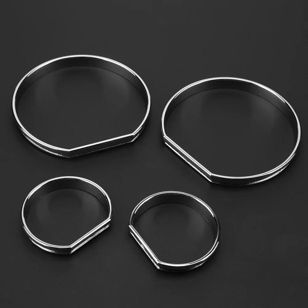 Chrome Dashboard Dial Gauge Rings Bezel Trim Gauge Cluster Dashboard Rings Bezel for BMW 5 Series E39 7 Series E38 X5 E53