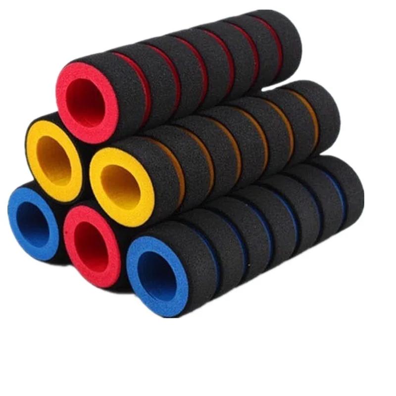 2Pcs Bicycle Grips MTB Sponge Handlebar Cover Grips Anti-skid Shock-absorbing Soft Bike Grips Ultraight Bicycle Handlebar Sleeve