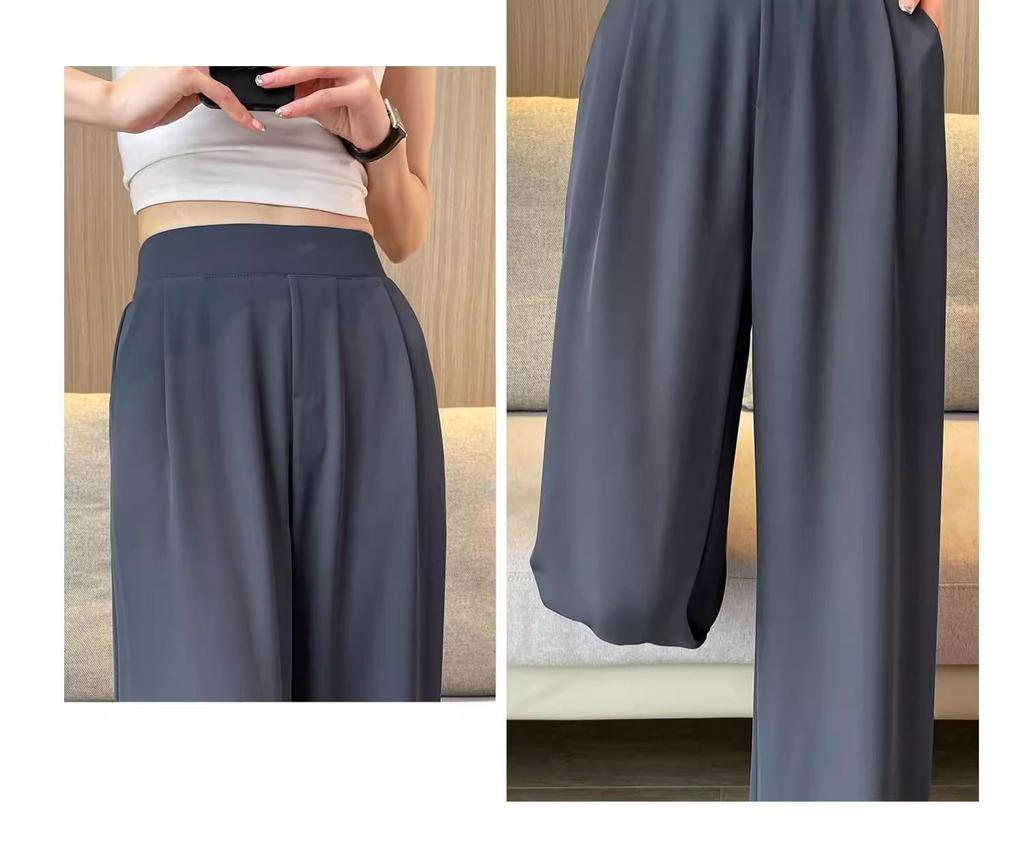 Women's High Waist Wide Leg Summer Trousers - 2025 Collection