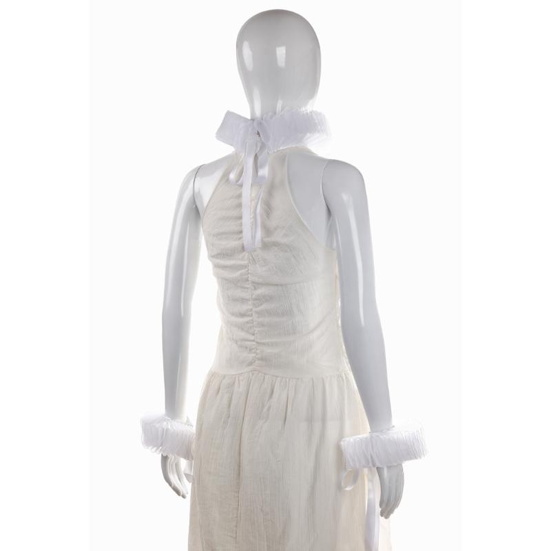 Ruff Collar Ruffled Cosplay Tie for Shirt Blouse Decorative Wristband False Collar Play Costume Accessories