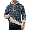 Men's Casual Long-Sleeve Fleece Hoodie With Pockets