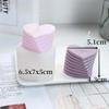 Creative Handmade Molds 3D Rotating Love Mold Stacking Heart-shaped Aromatic Candle Gypsum Process Resin Soap Cake Decor