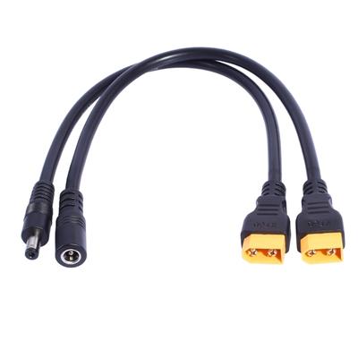 XT60 Male To 5.5x2.1mm/5.5x2.5mm Power Cable for Remote Toys Energy Storage with 5.5x2.1mm/5.5x2.5mm Male/Female Ports