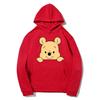 2026 Winnie the Pooh Giacca alla Moda Tasca Pullover Manica Lunga con Cappuccio Primavera Autunno Felpa Larga Felpa con Cappuccio da Donna