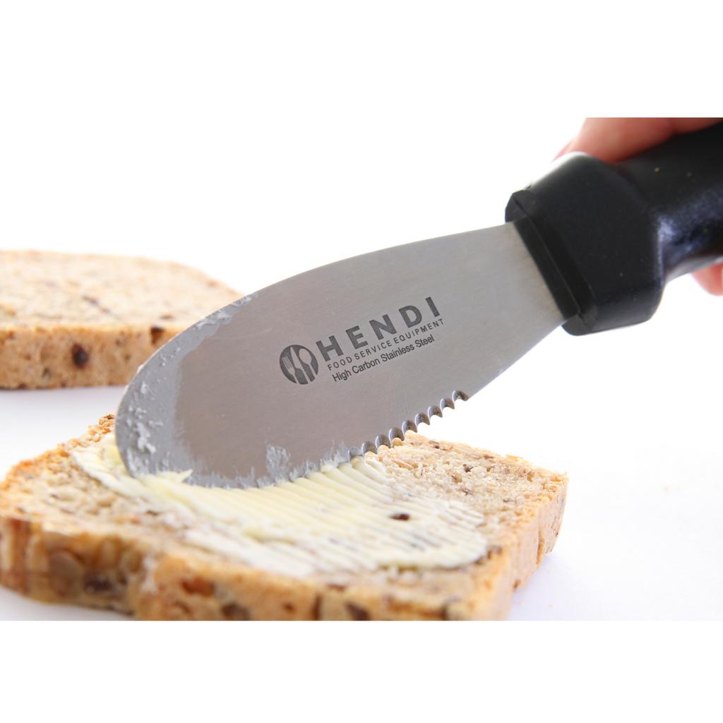 Serrated Stainless Steel Spreading Knife - Hendi 855768