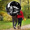 1pc cat moon Automatic Folding Umbrella, Heavy Duty 8 Rib Iron Frame,  Suitable for Travel, Daily Use, Birthday, Decor Gift  38