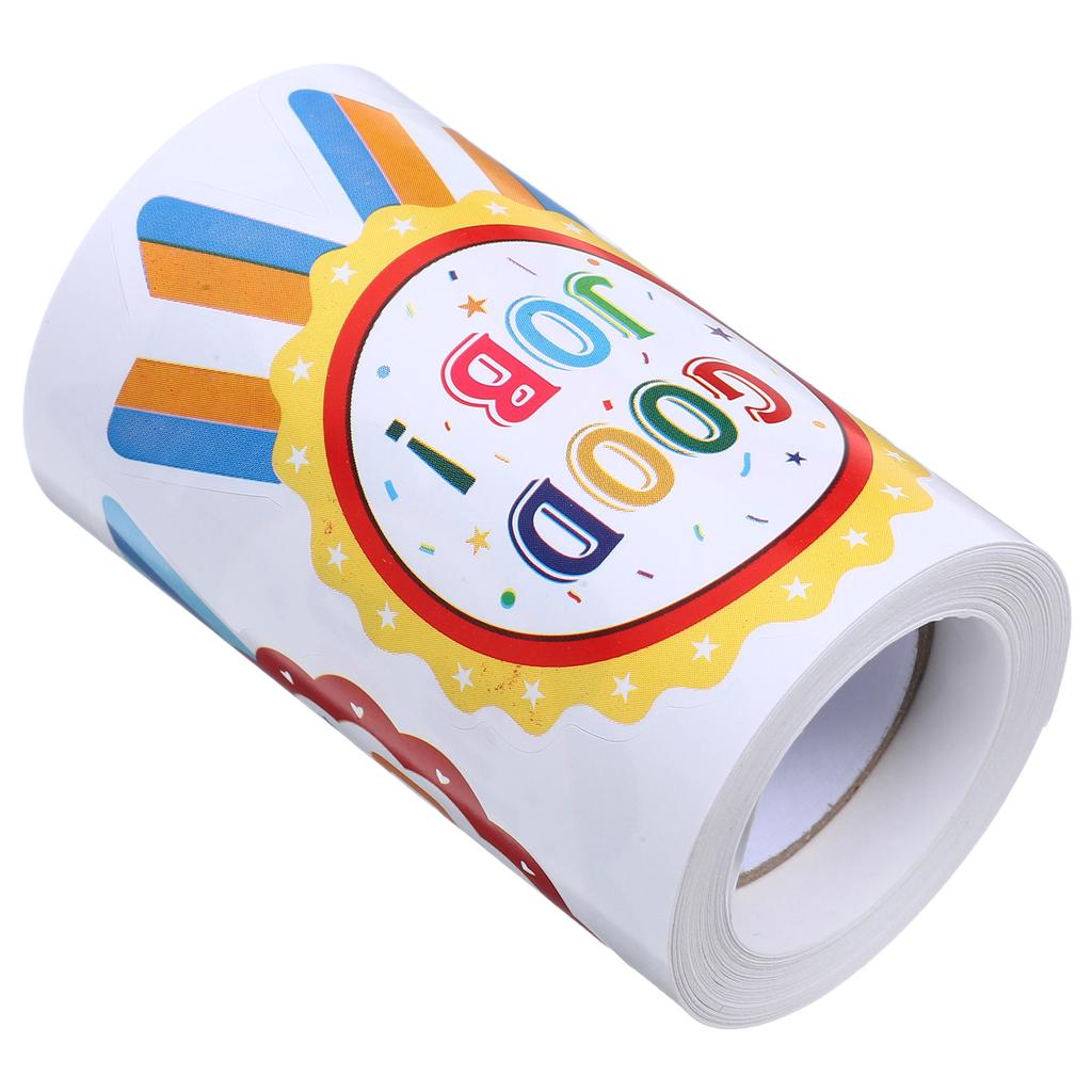 100 Pcs Medal Reward Stickers Teacher Badge Inspirational Classroom Stationery Sticker Kids Motivational Student Recognition