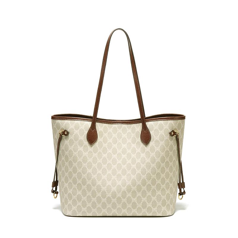 Large-capacity Trendy Single-shoulder Underarm Bag, Casual and Commuter Printed High-end Hand-held Women's Bag, Autumn and Winter Tote Bag