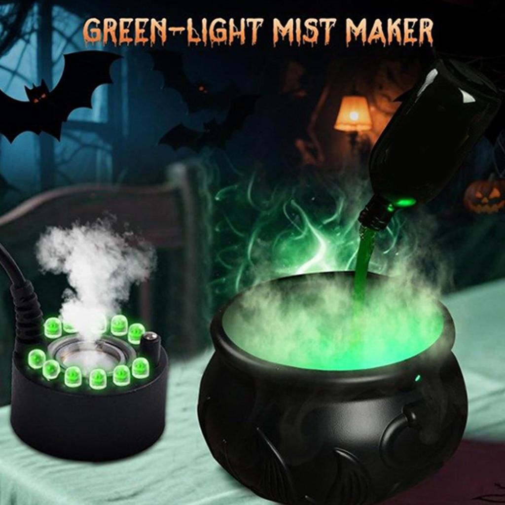 Cauldron Bowl Halloween Party Decorations Outdoor Lighted Holiday Displays for Indoor Summer Dining Kitchen Home Room Classroom