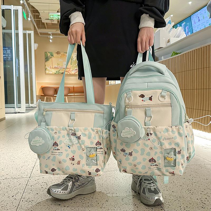 Schoolbag Kids Backpack Girls Travel Girls Light Study Backpack Tide Primary School Bag 1-1-1 Grade