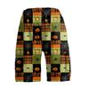 Men's Halloween Cargo Shorts with Multiple Pockets, Drawstring Waist, Casual Work Shorts for Costume Party, Summer Outdoors, Beach, Hiking, Daily Wear