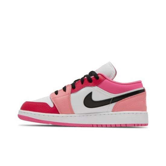 Air Jordan 1 Low GS White Pinksicle 553560-162
