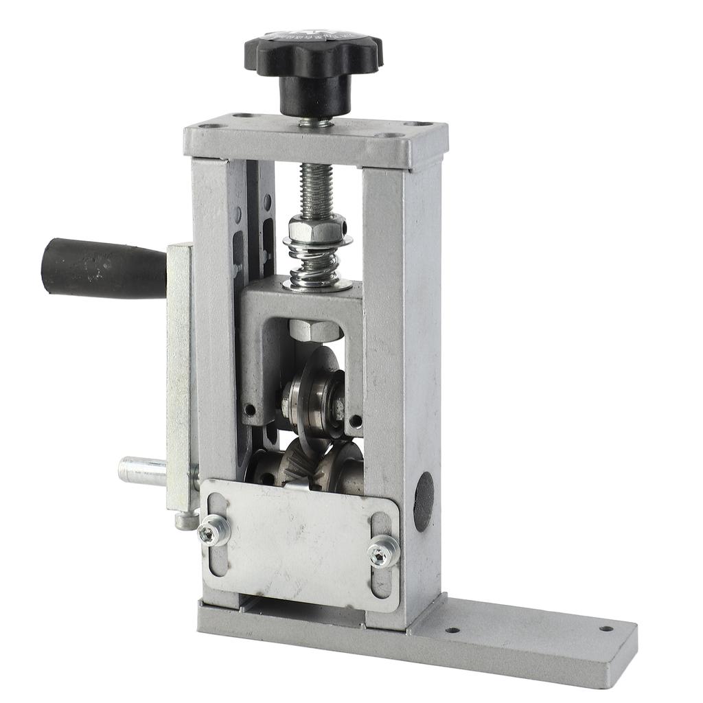 Mașină de dezizolat manuală cu găurită, cu cadru din aluminiu și manivelă