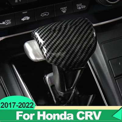 For Honda Crv CR-V 2017 2018 Hybrid ABS Car Central Console Gear Shift Knob Gear Head Cover Trim Accessories